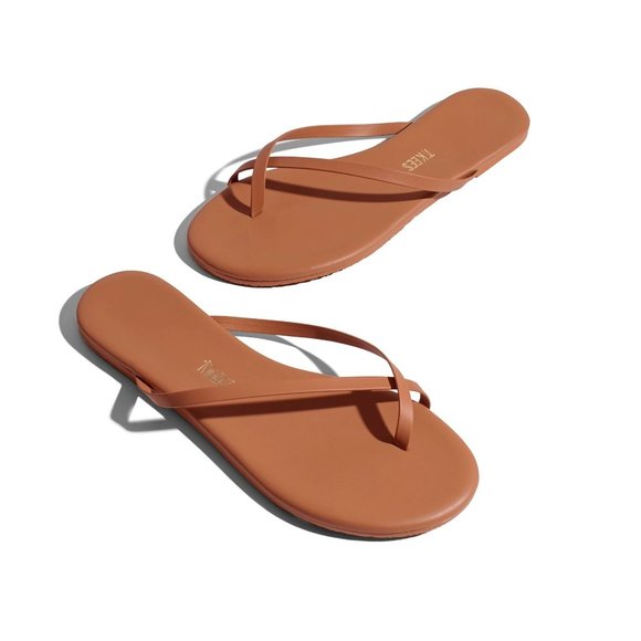TKEES Shoes - TKEES Riley Flip Flop in Au Natural 9 40 Women's Flip Flops Flats